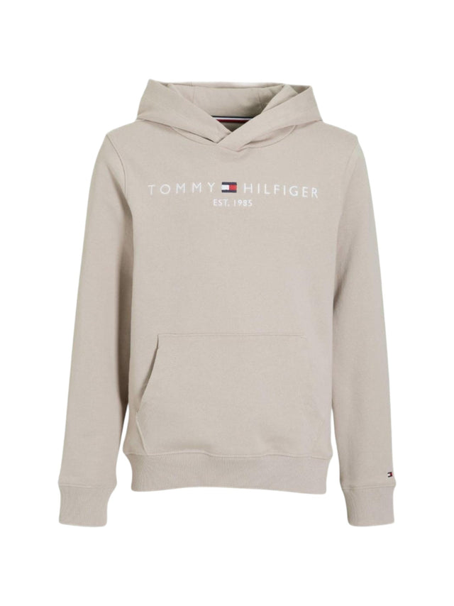 Image for Kids Boy's Brand Logo Printed Hoodie,Light Beige