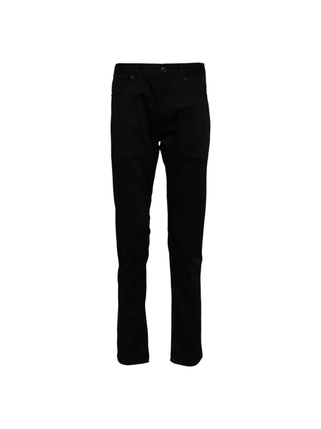 Image for Men's Plain Solid Jeans,Black