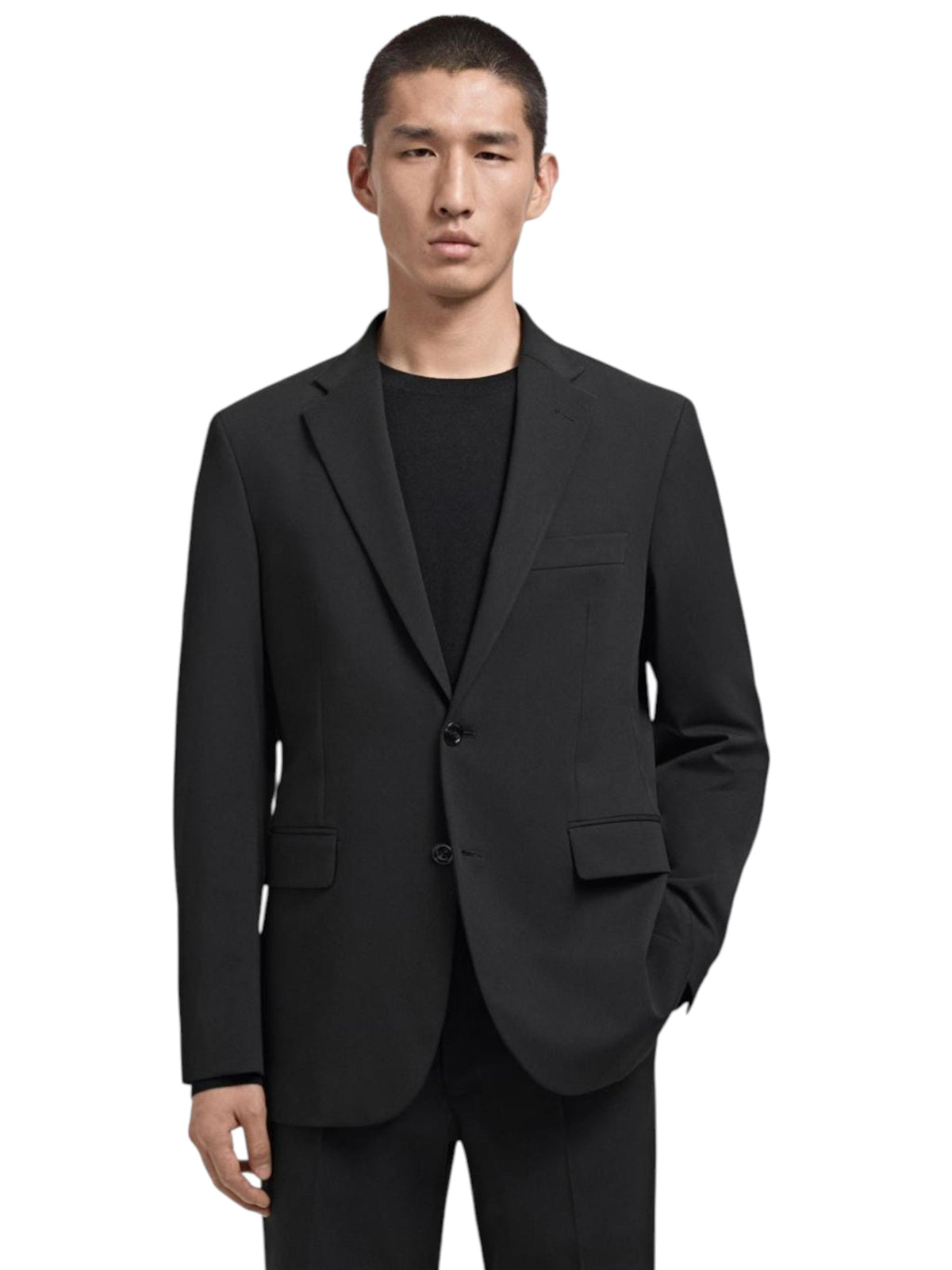 Image for Men's Plain Blazer,Black