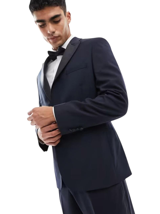 Image for Men's Plain Blazer,Navy
