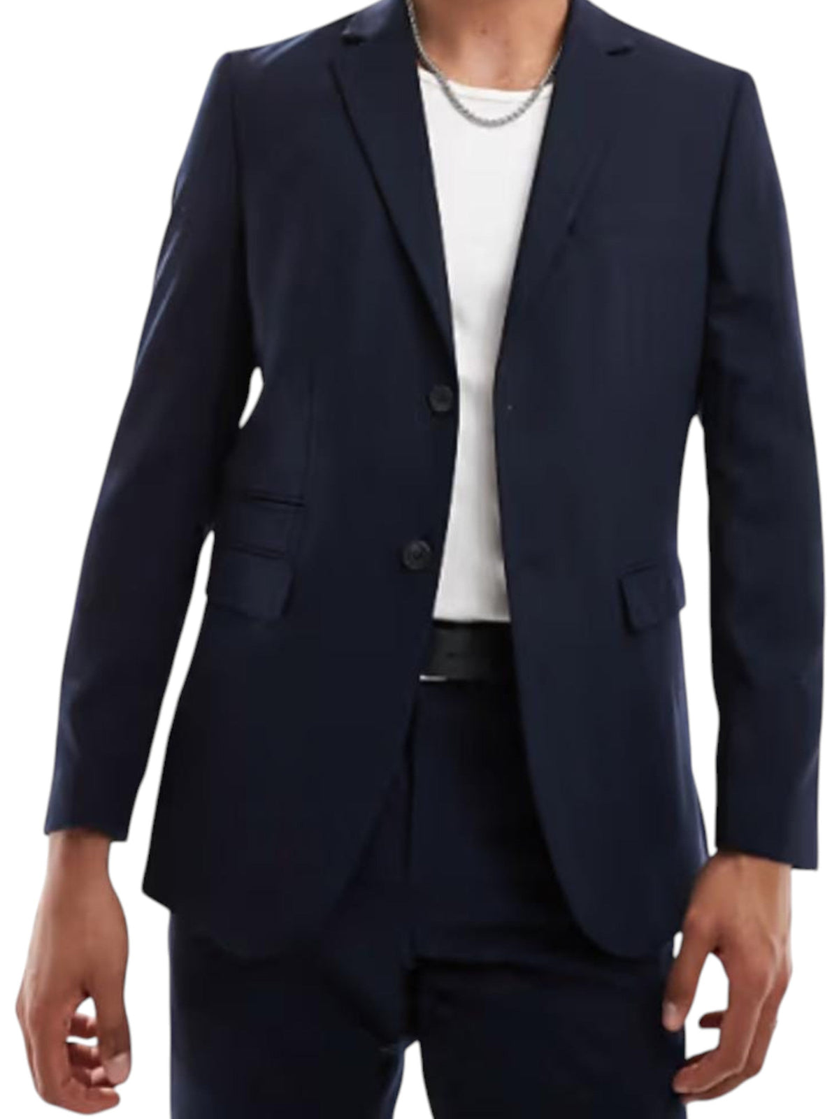 Image for Men's Plain Blazer,Navy