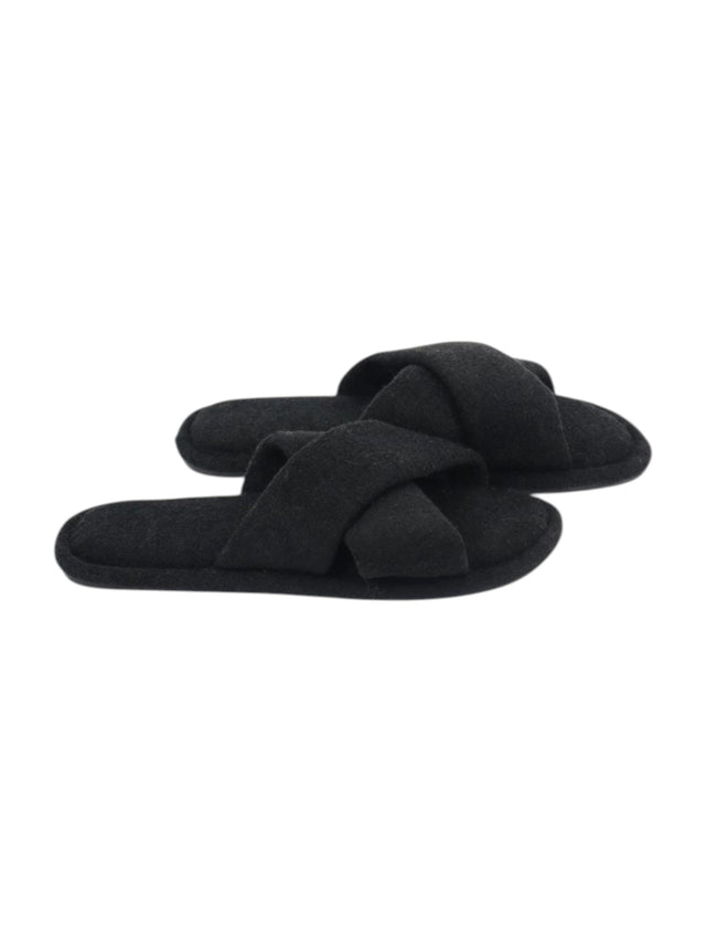 Image for Women's Faux Fur Slippers,Black