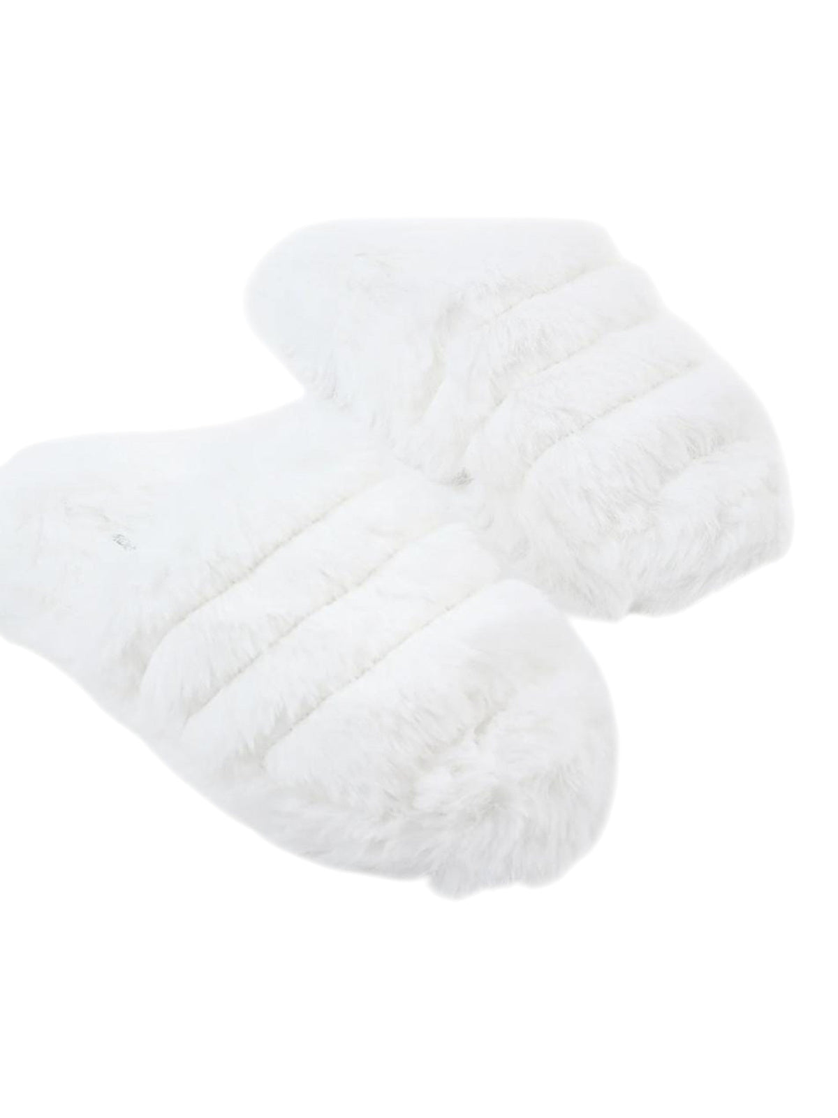 Image for Women's Faux Fur Slippers,White