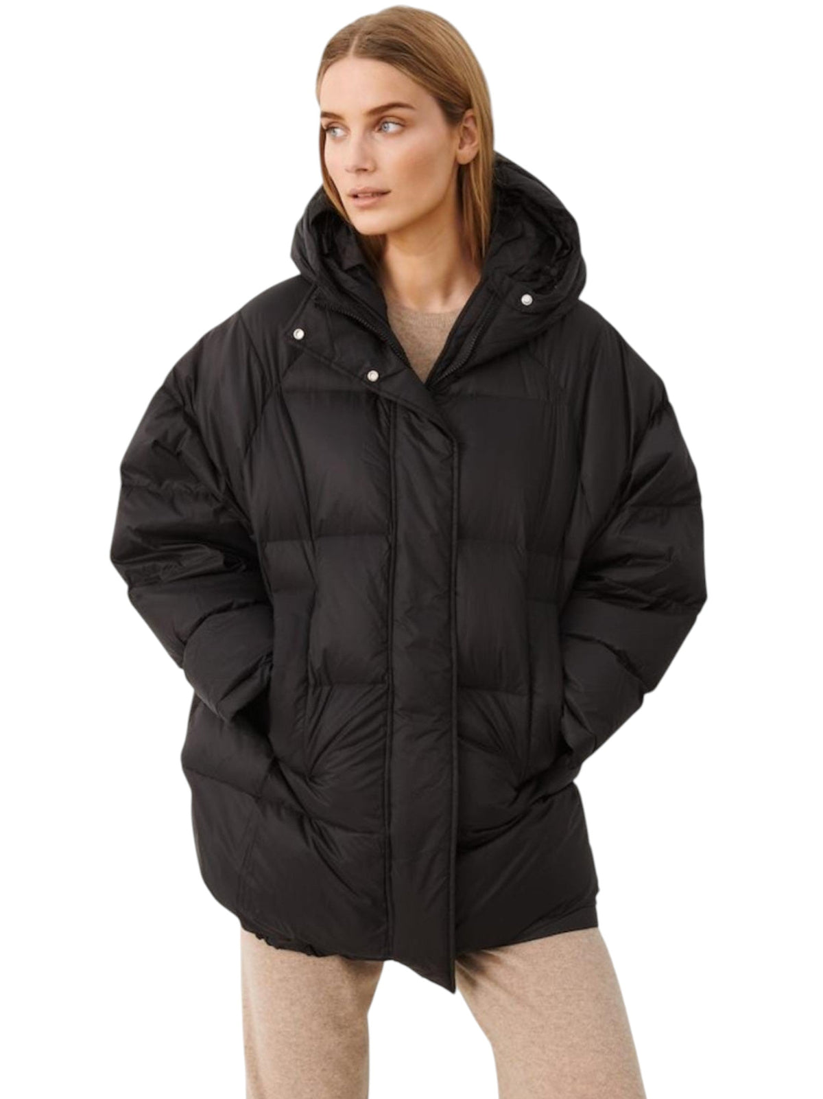 Image for Women's Quilted Jacket,Black