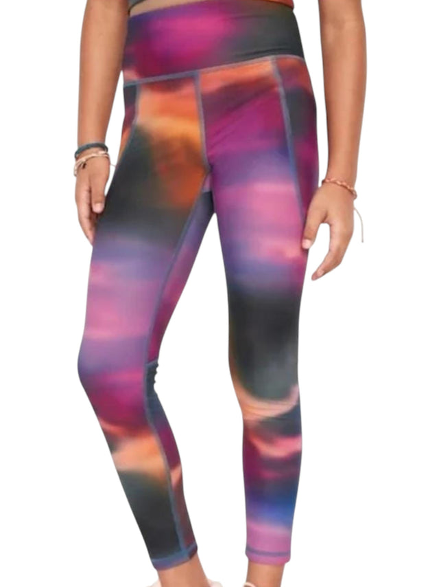 Image for Kids Girl's Colorblocked Legging,Multi