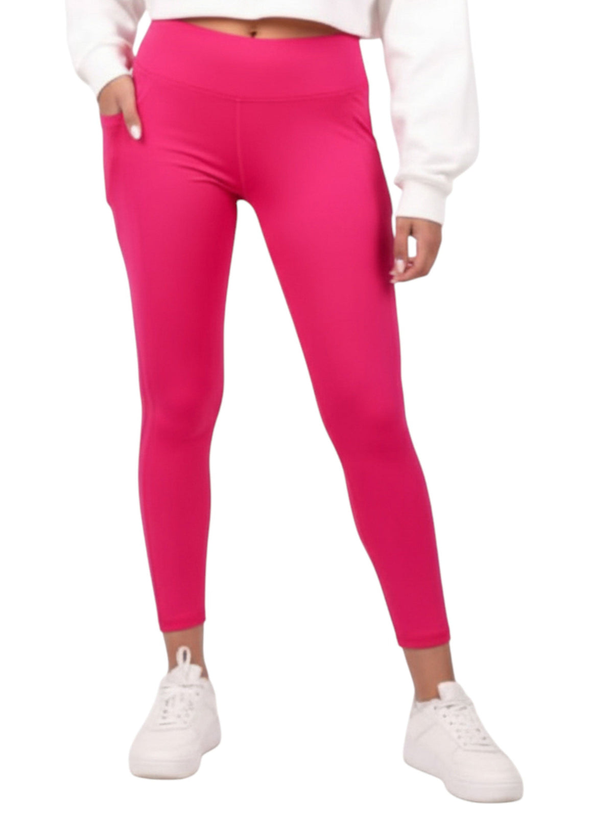Image for Kids Girl's Plain Legging,Pink