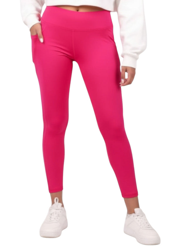 Image for Kids Girl's Plain Legging,Pink