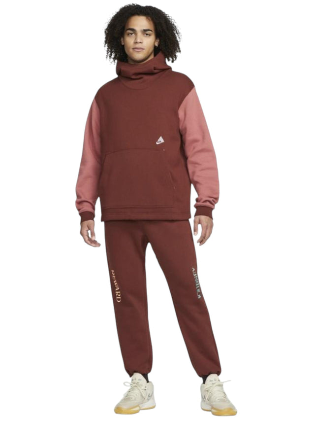 Image for Men's Colorblocked Hoodie,Brown