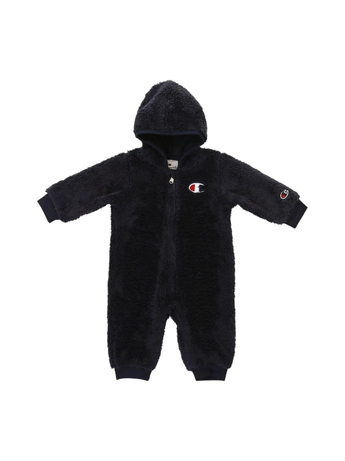 Image for Kids Boy's Faux Fur Jumpsuit,Navy
