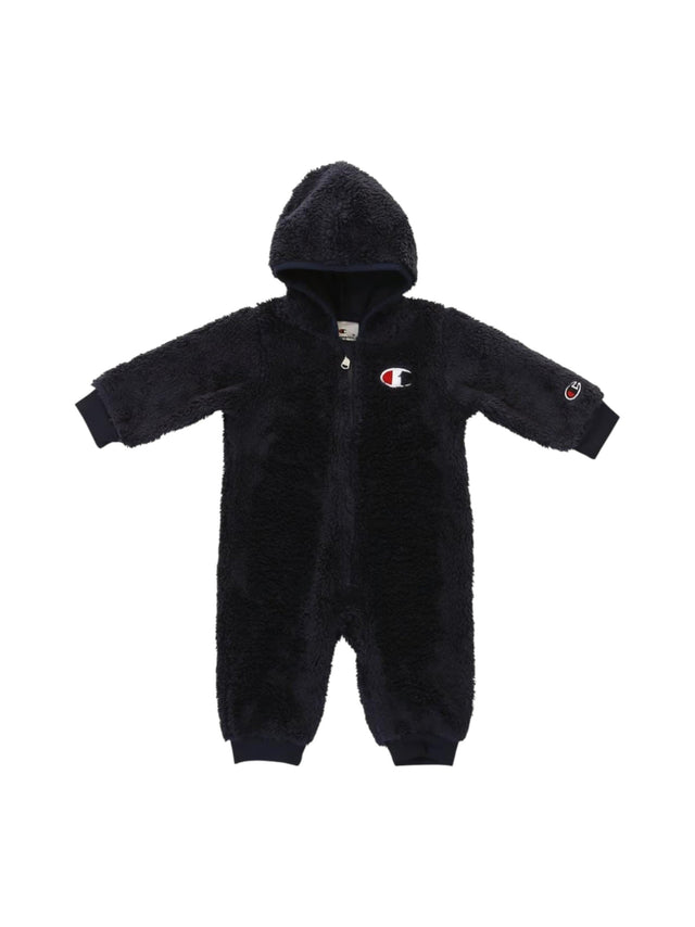 Image for Kids Boy's Faux Fur Jumpsuit,Navy