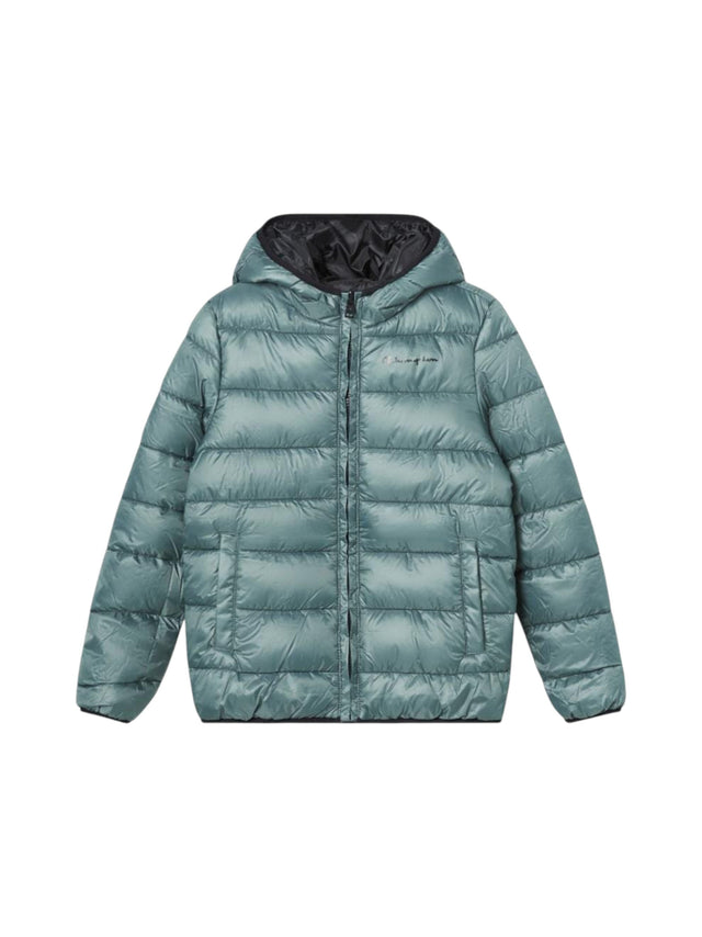 Image for Kids Boy's Quilted Jacket,Grey