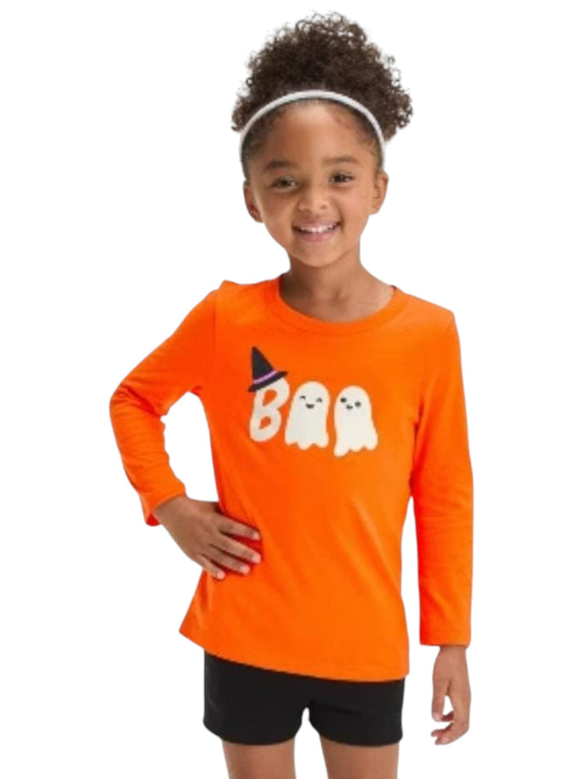 Image for Kids Girl's Printed Top,Orange