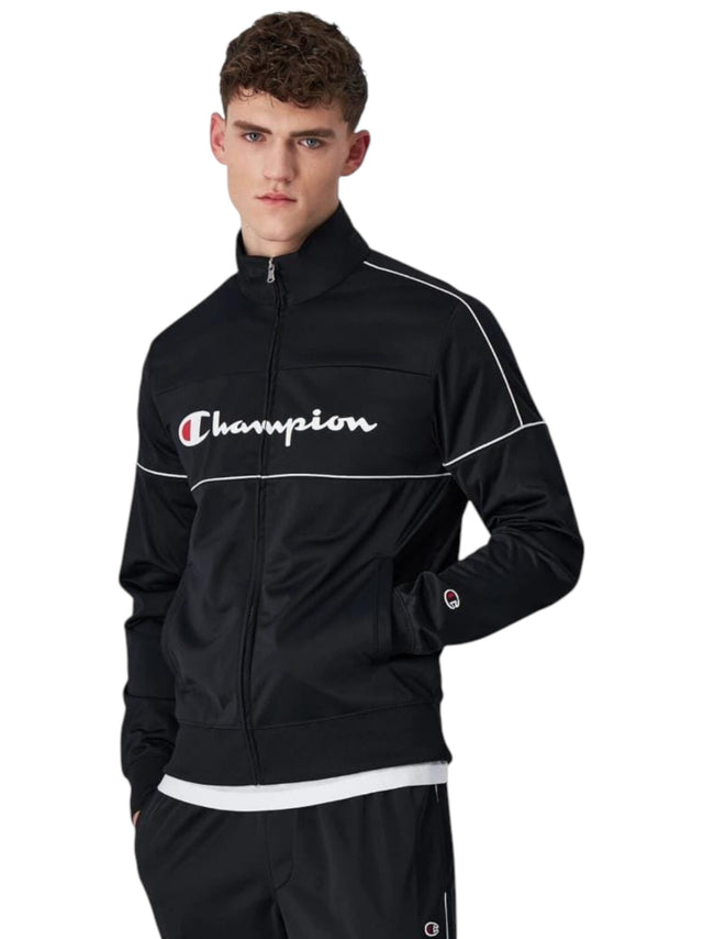 Image for Men's Logo Printed Sport Jacket,Black
