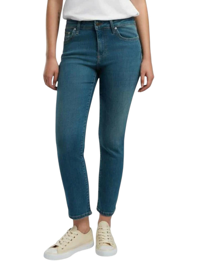 Image for Women's Plain Jeans Pant,Blue