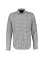 Image for Men's Printed Dress Shirt,White