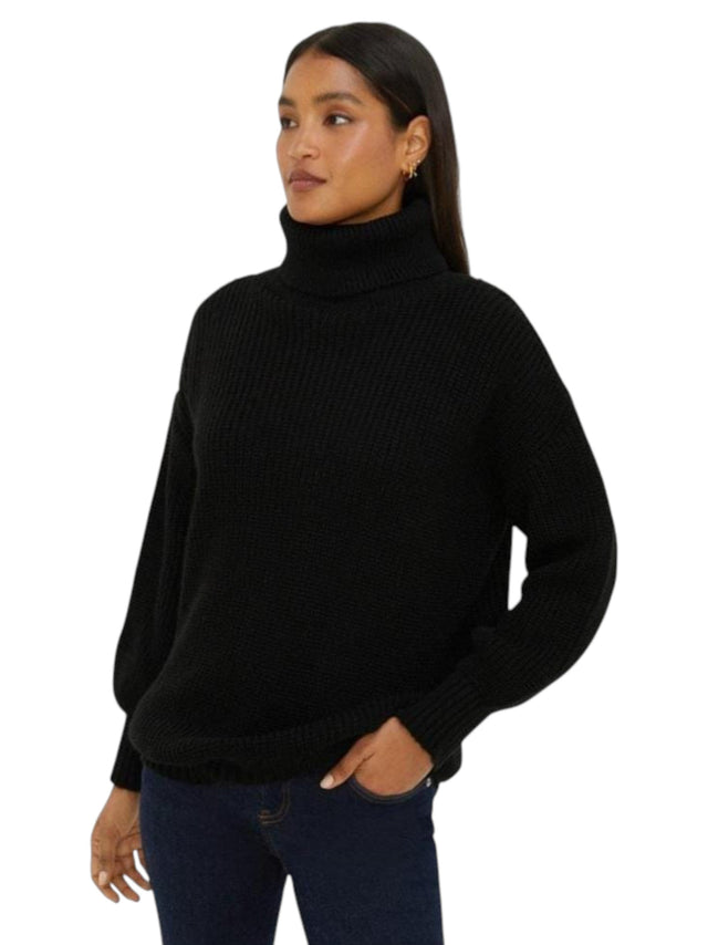 Image for Women's Knitted Sweaters,Black