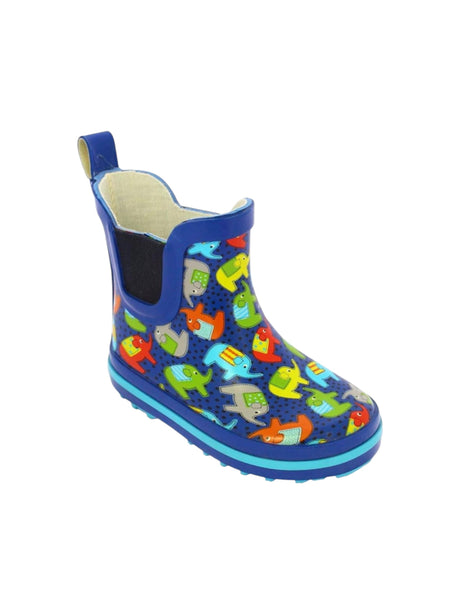 Image for Kids Boy's Printed High Top Shoes,Navy
