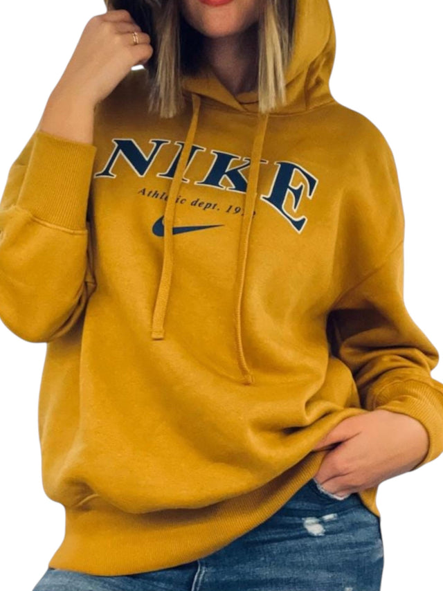 Image for Women's Logo Printed Hoodie,Light Brown