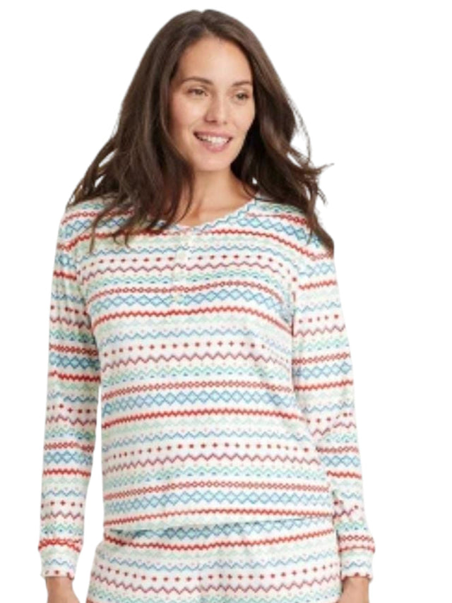Image for Women's Graphic Sleepwear Top,White