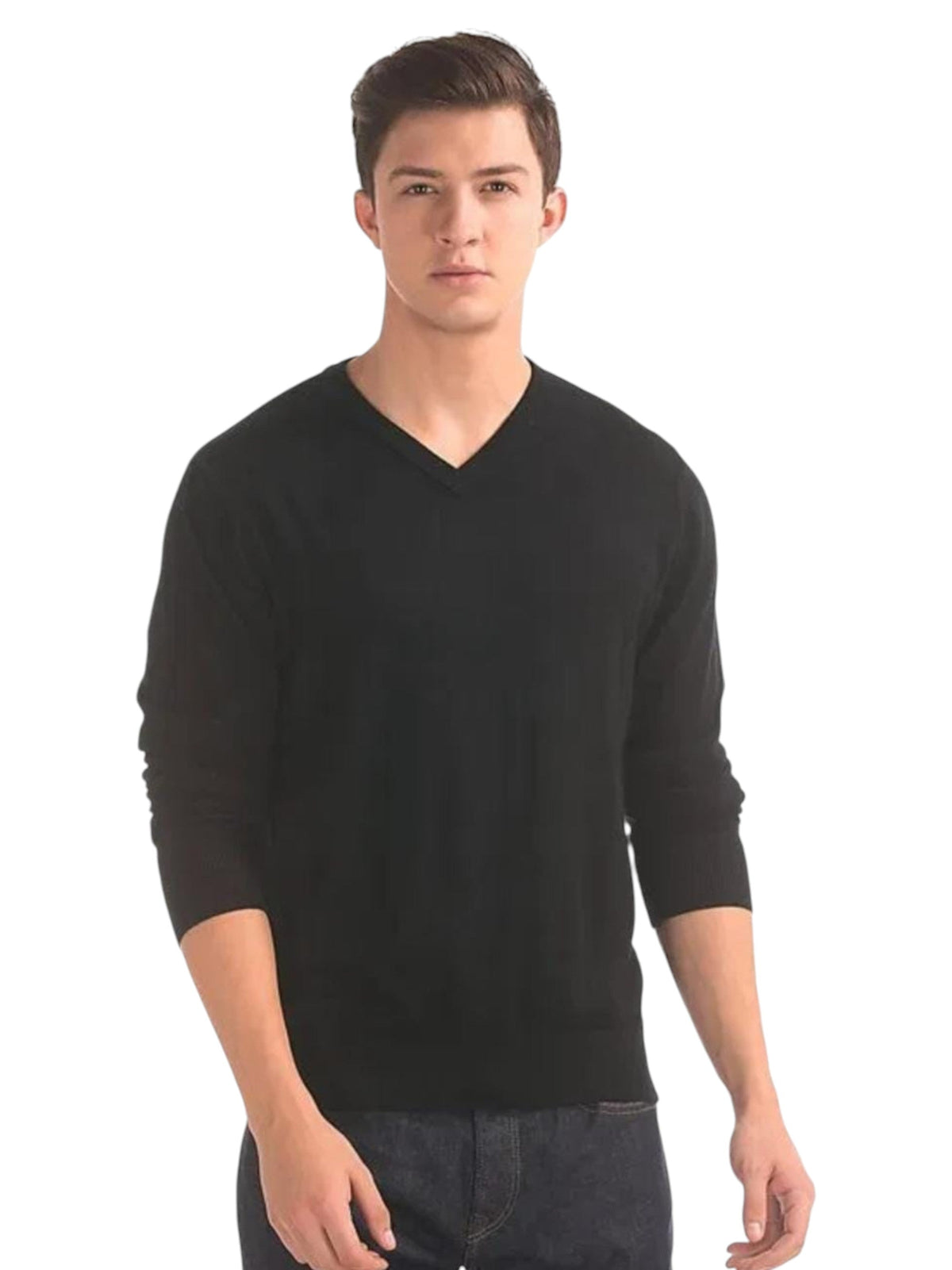 Image for Men's knitted Top,Black