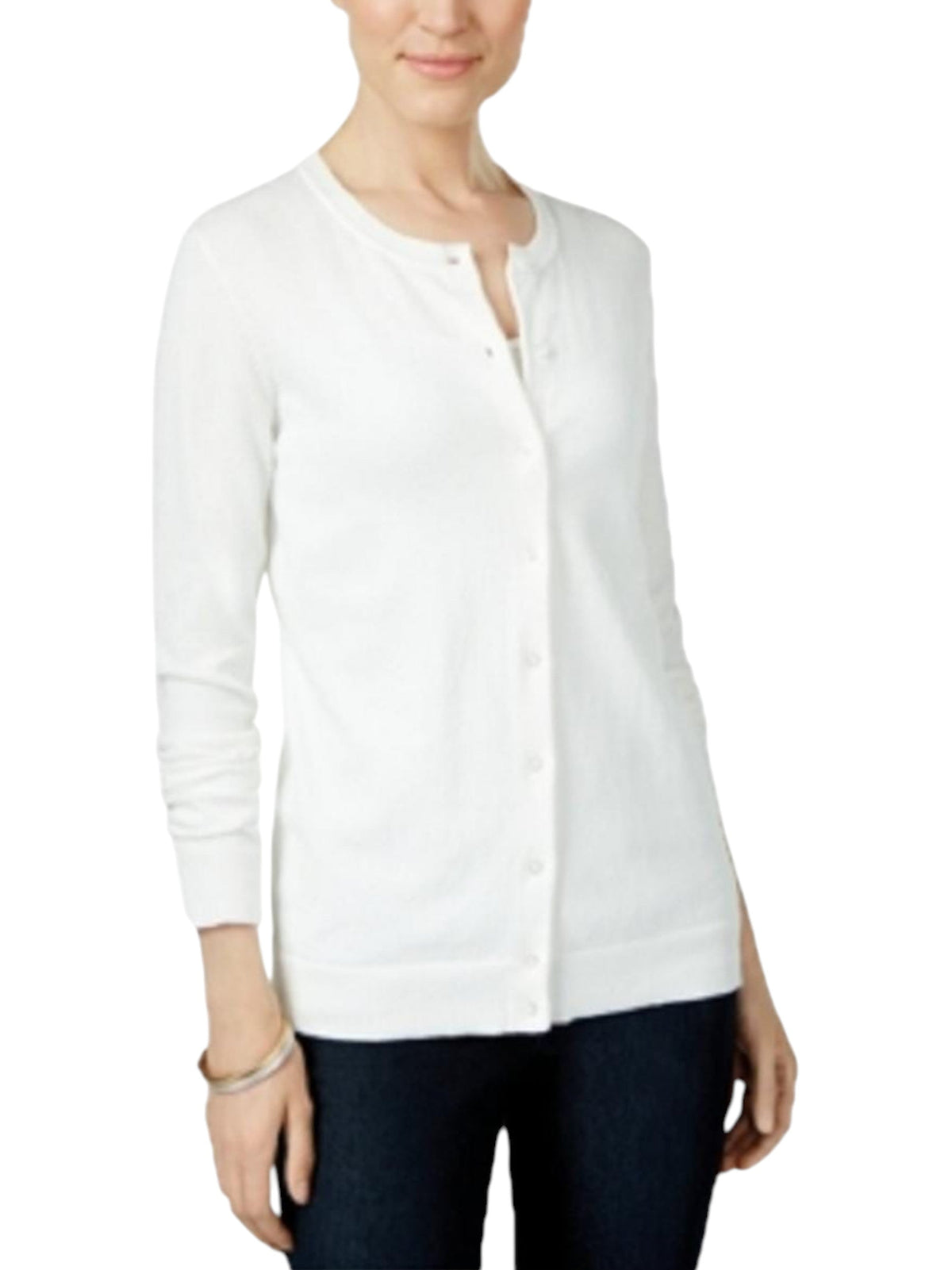 Image for Women's Knitted Top Cardigan,White