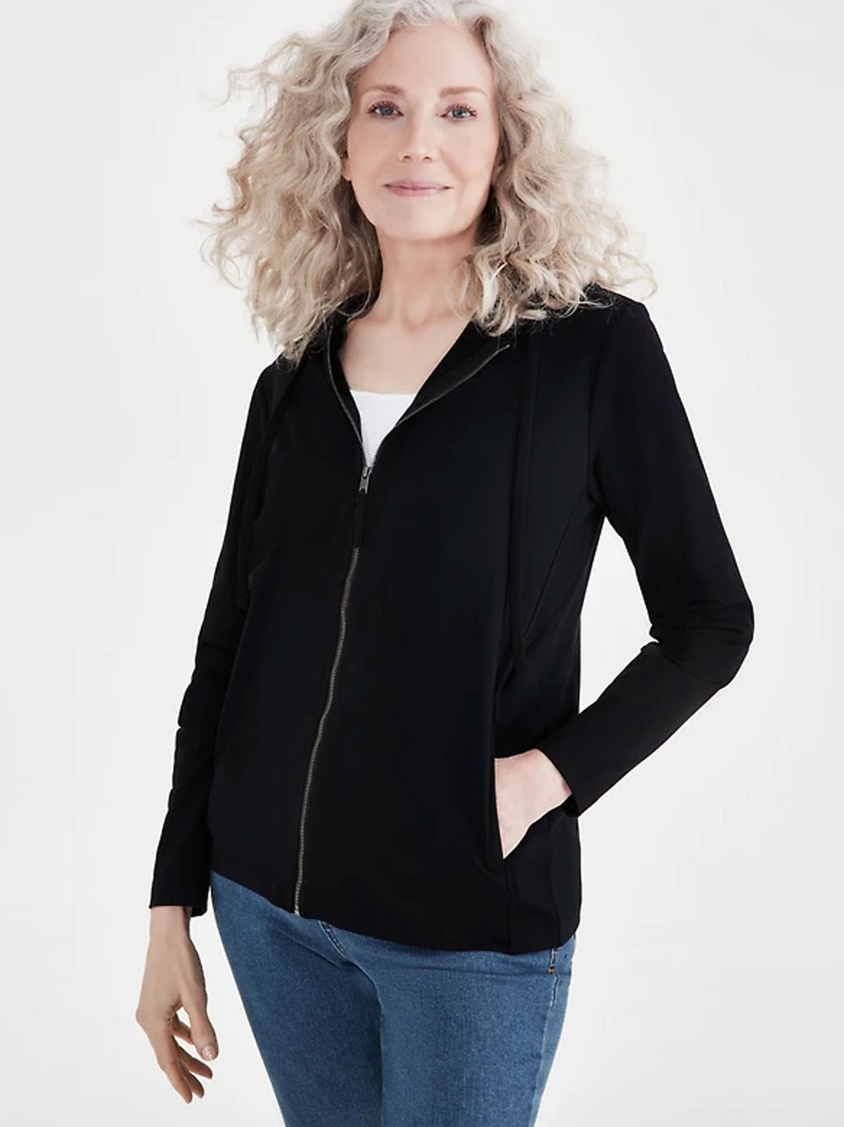 Image for Women's Plain Hoodie,Black