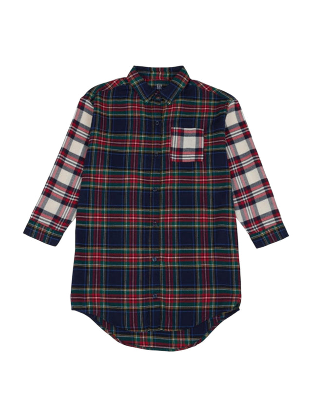 Image for Kids Girl's Plaid Sleepwear Chemise,Multi