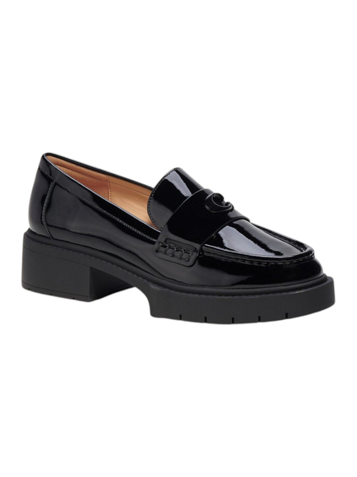 Image for Women's Plain Loafers,Glow Black