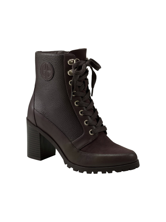 Image for Women's Plain Ankle Boots Heeled,Brown
