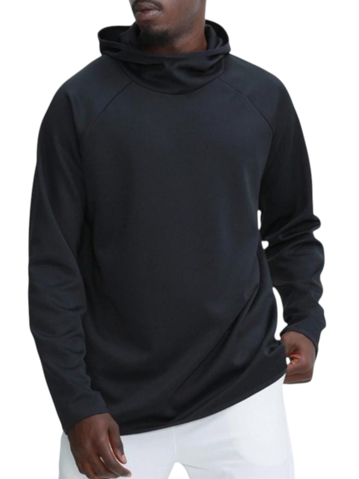 Image for Men's Plain Hoodie,Black