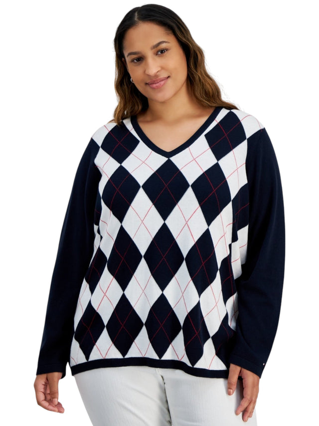 Image for Women's Knitted Top,Navy