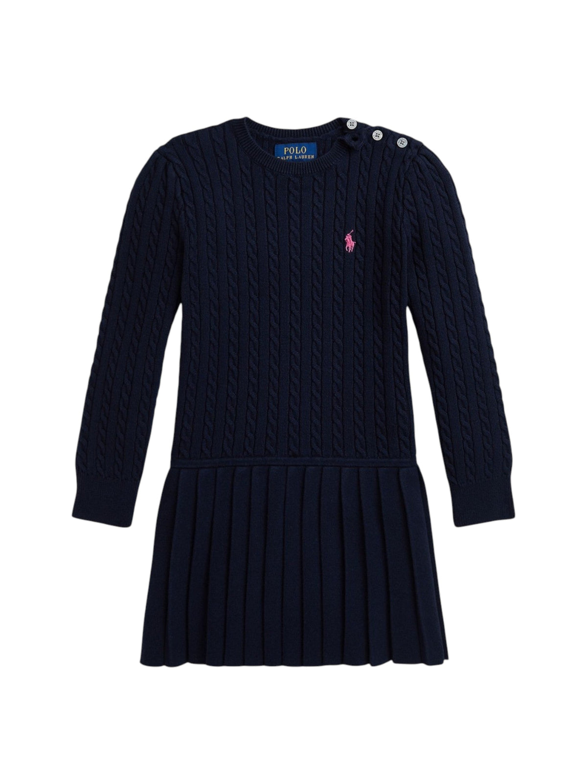 Image for Kids Girl's Knitted Dress,Navy