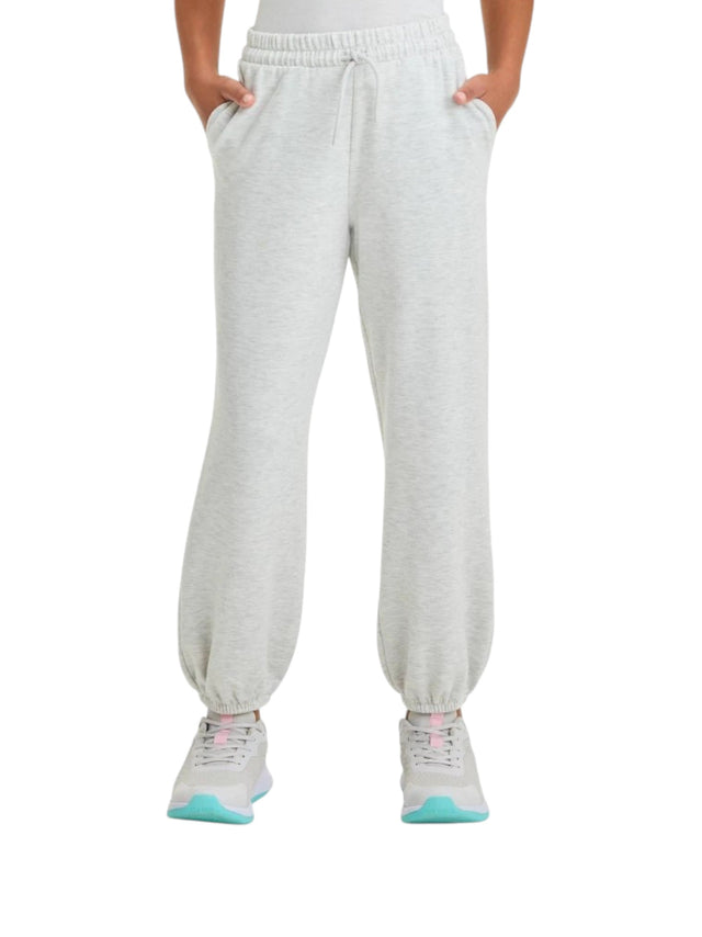 Image for Kids Gril's Plain Solid Pant,Light Grey