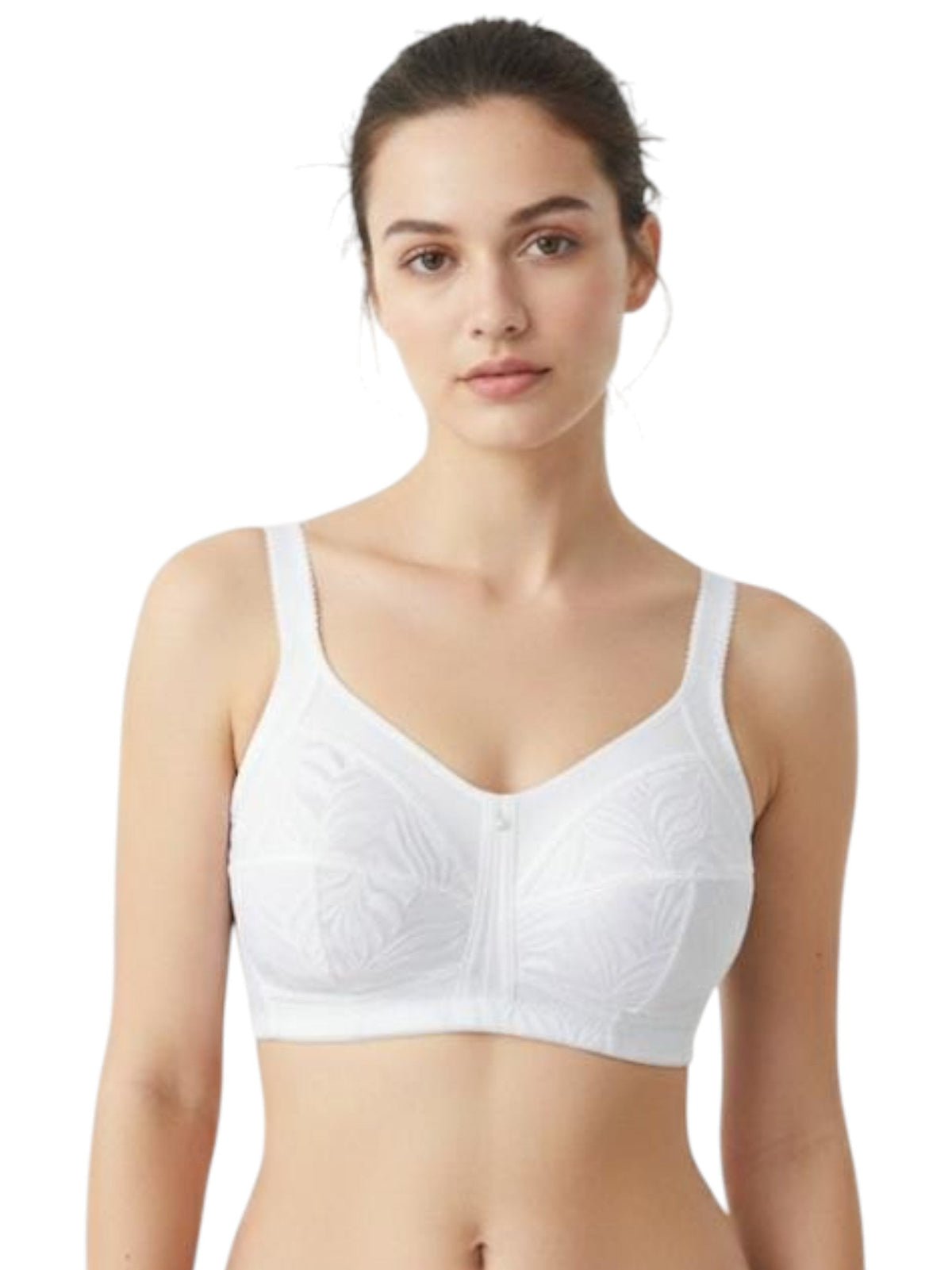 Image for Women's Lace Plain Bra,White