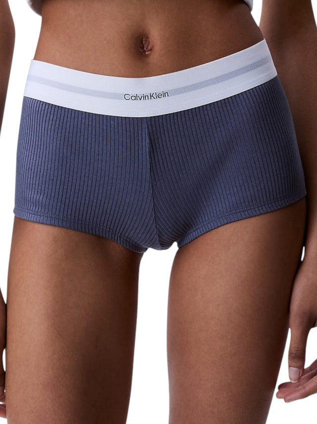 Image for Women's Ribbed Thongs,Dusty Blue
