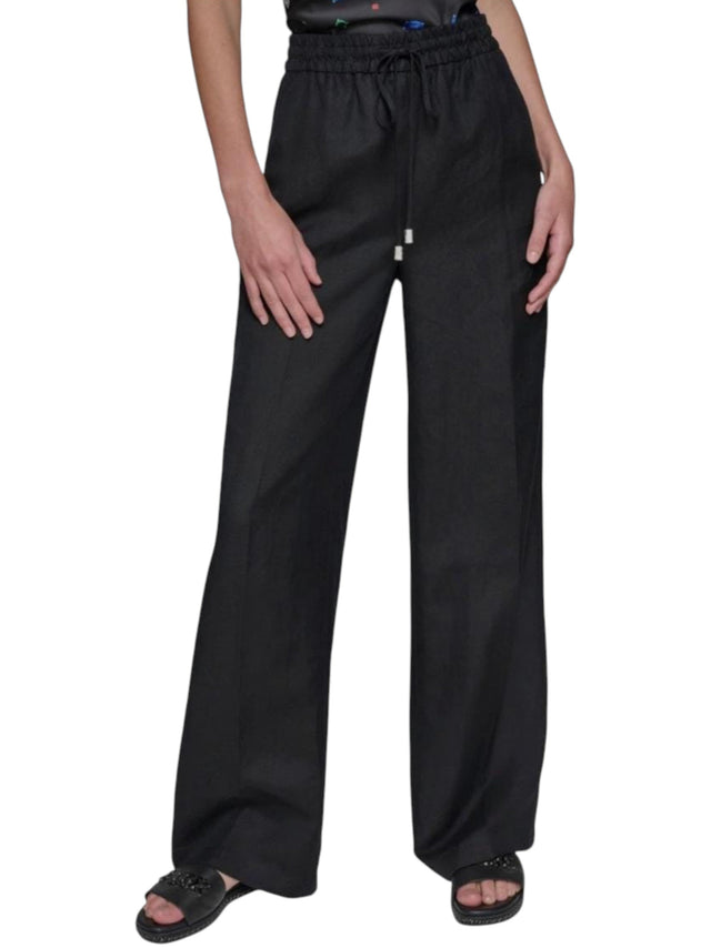 Image for Women's Plain Solid Pant,Black
