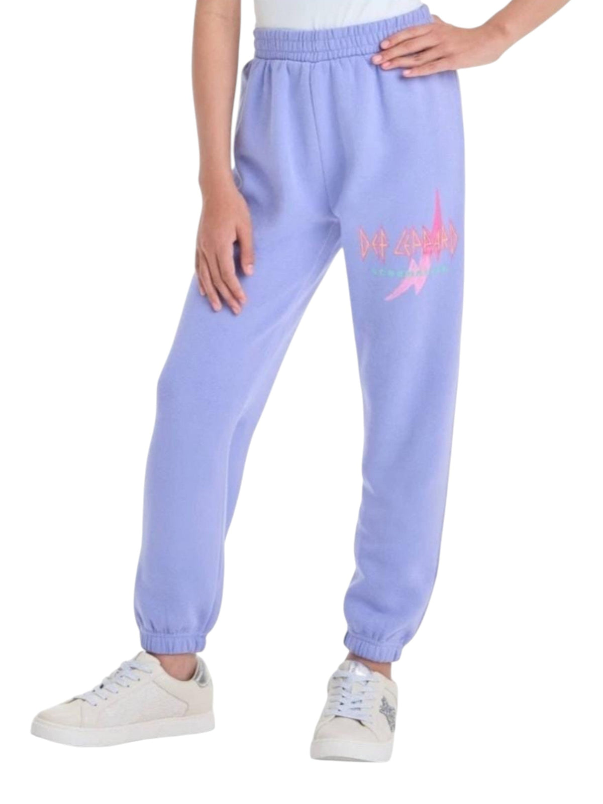 Image for Kids Girl's Brand Logo Printed Pant,Purple