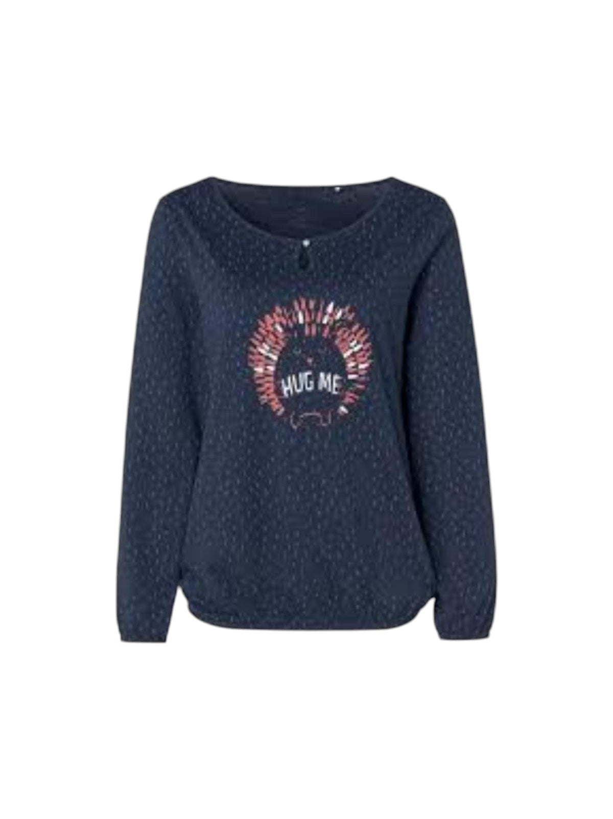 Image for Women's Printed Top,Navy