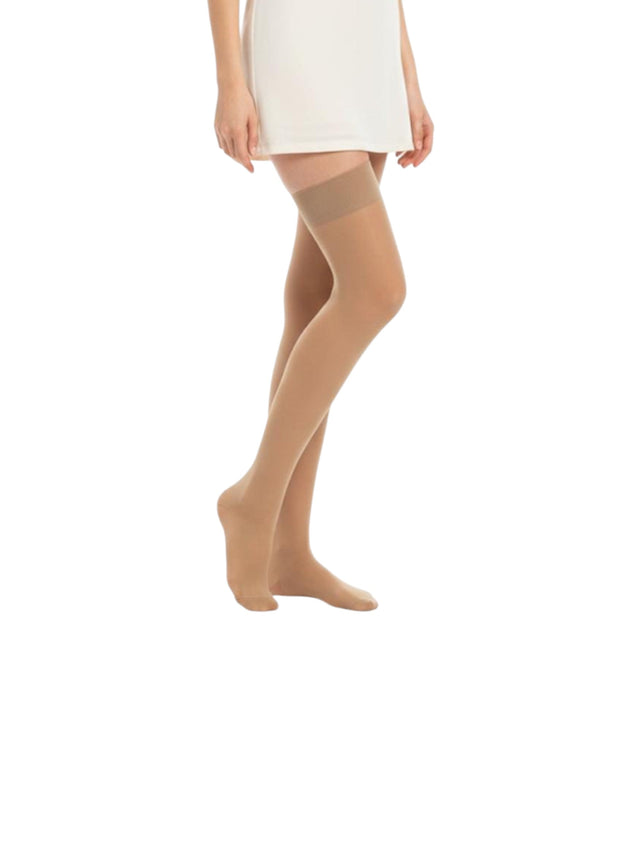 Image for Women's Plain Sheer High Top Socks,Camel
