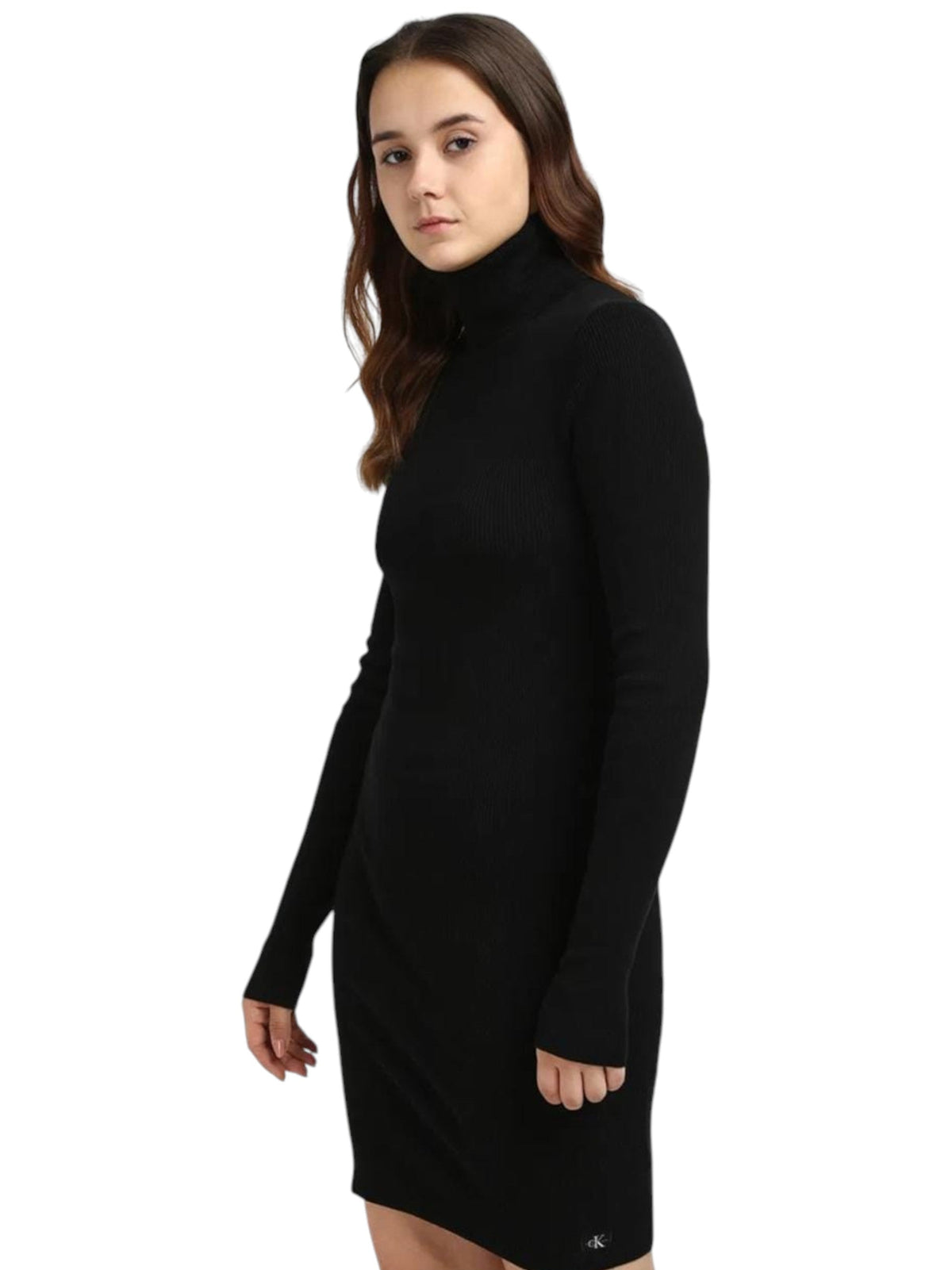 Image for Women's Knitted Dress,Black