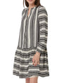 Image for Women's Plaid Dress,White/Black