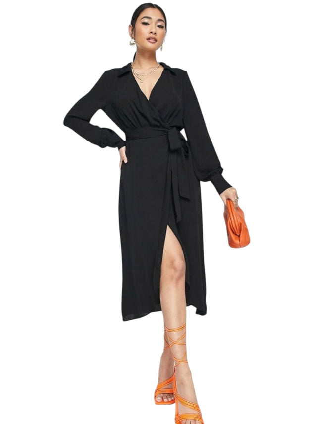 Image for Women's Plain Dress,Black