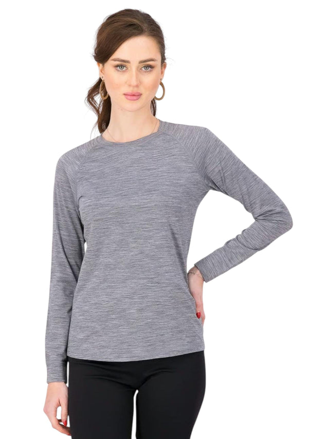 Image for Women's Heather Sport Top,Light Grey