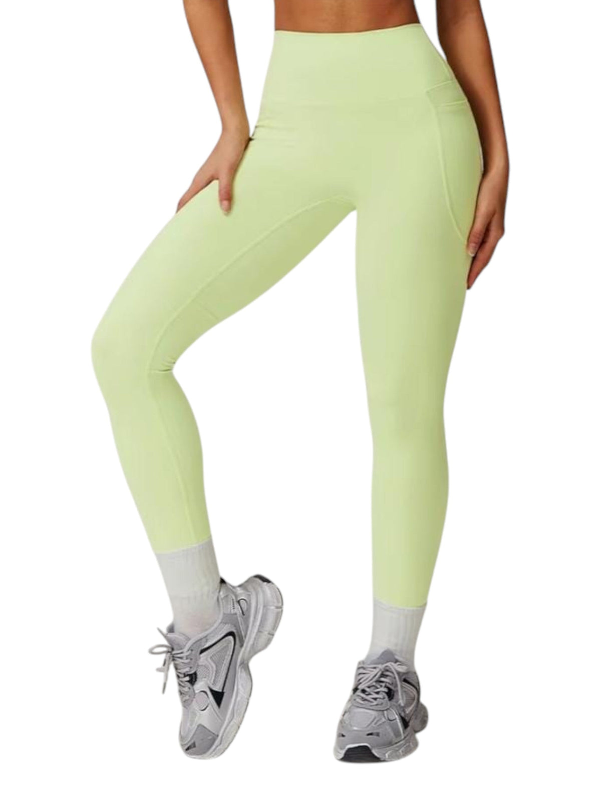 Image for Kids Girl's Plain Legging,Light Green