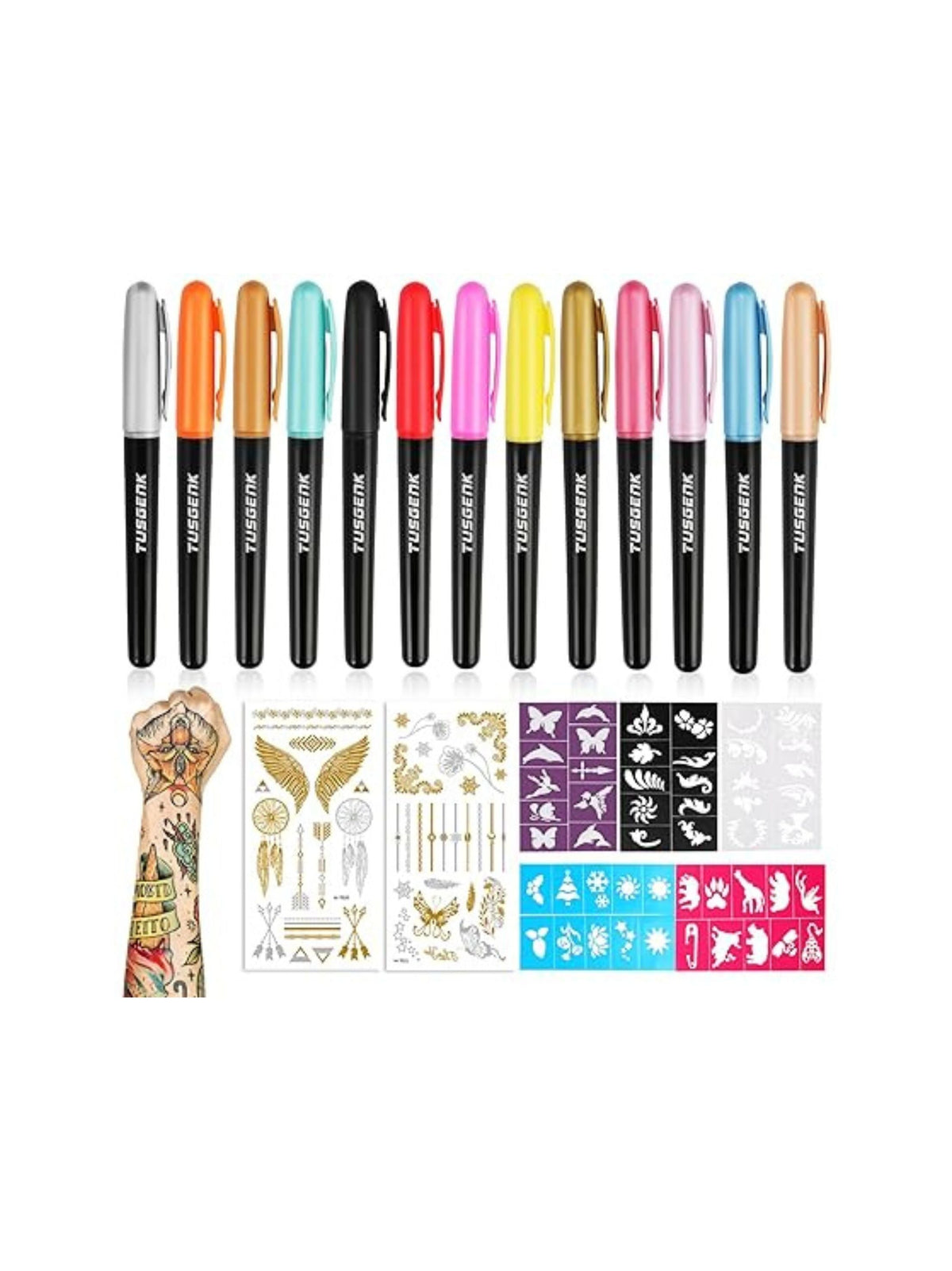 Image for Temporary Tattoo Color Children