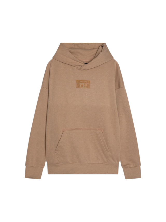 Image for Kids Girl's Brand Logo Printed Hoodie,Light Brown