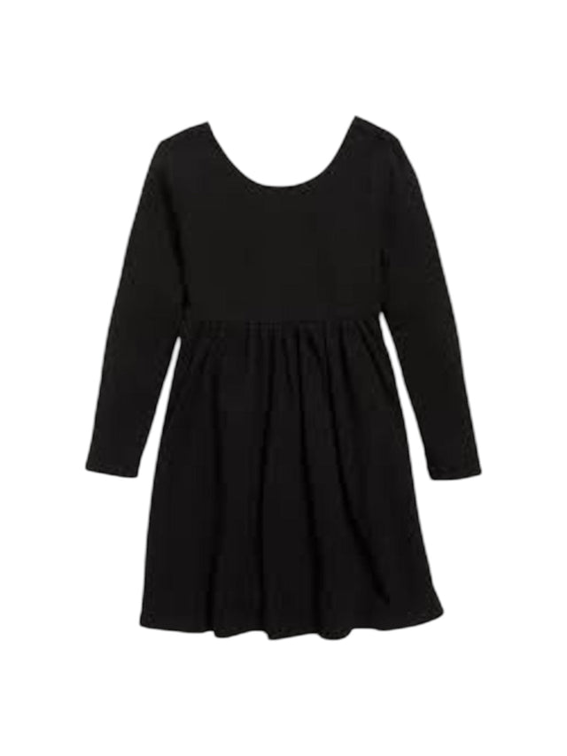 Image for Kids Girl's Plain Dress,Black