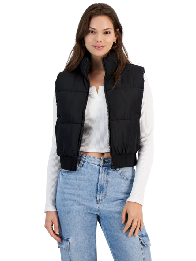 Image for Women's Quilted Vest,Black