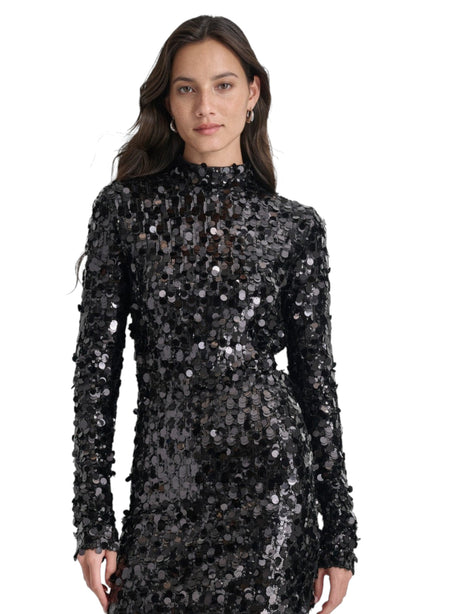 Image for Women's Sequined Top,Black