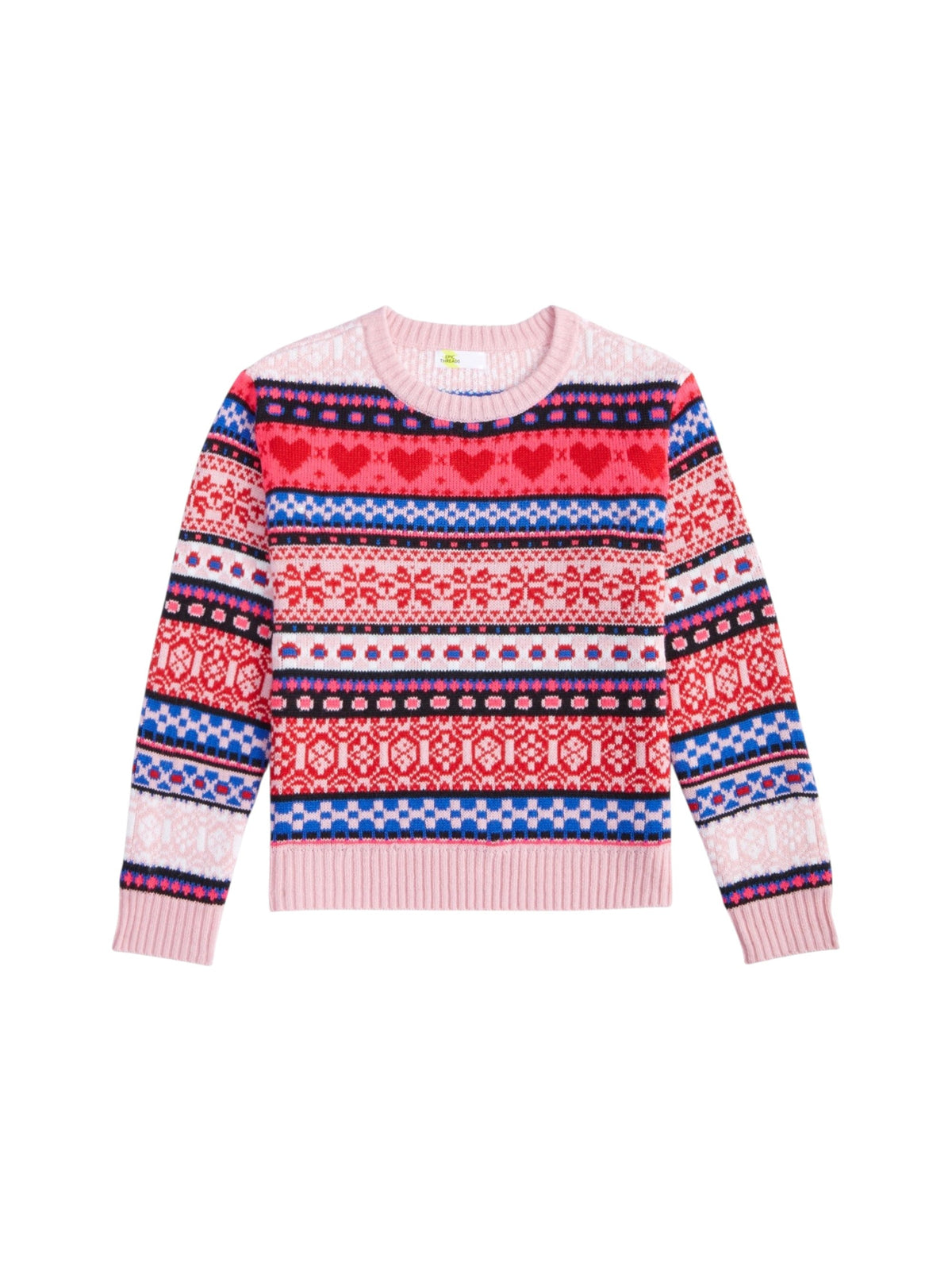 Image for Kids Girl's Graphic Knitted Sweaters,Multi